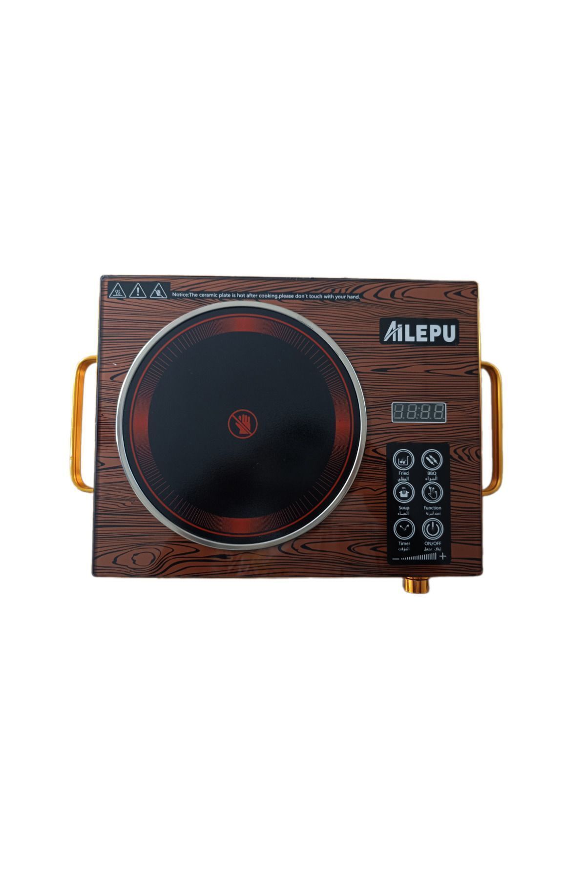 Ailepu Profesyonel 3500watt Dokumatik Elektrikli Lazer Indüksiyon Ocak Genel Pişirici Alp-21