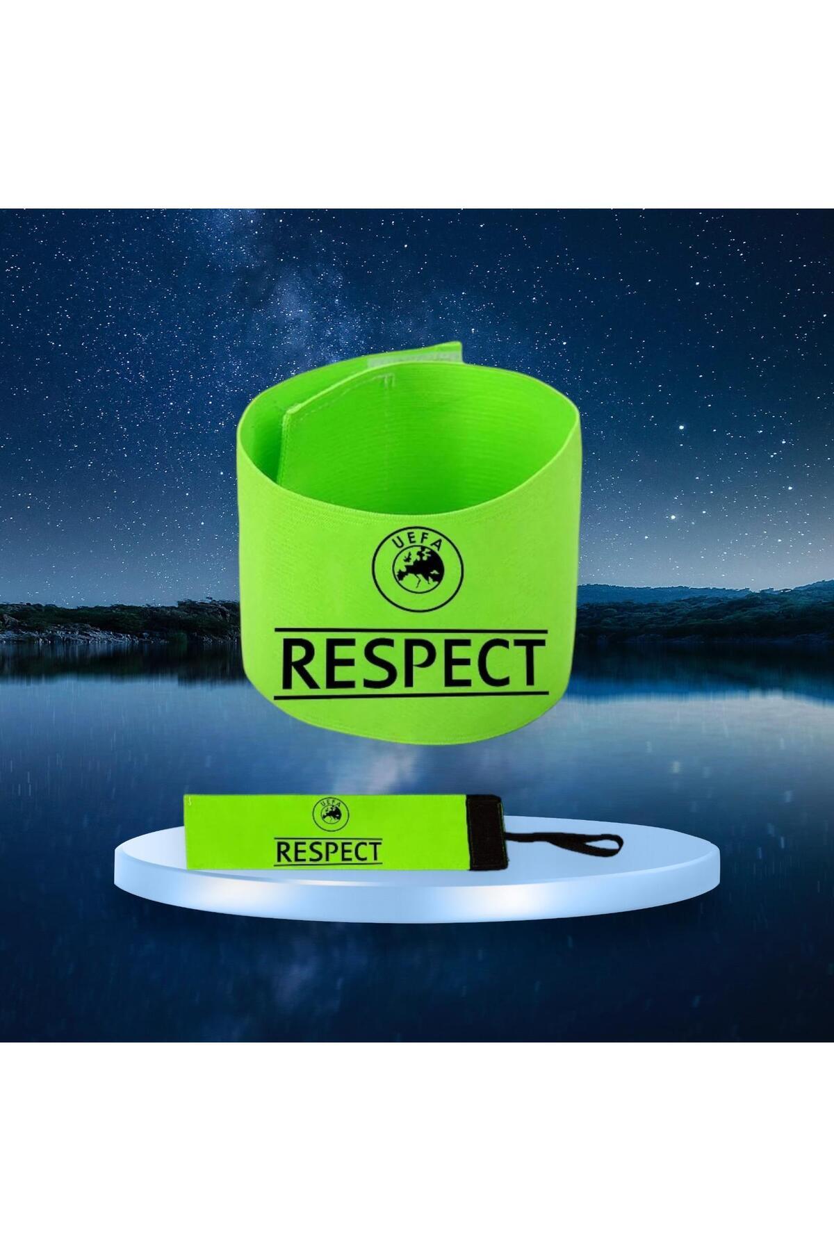 Glowing Green Champions League Captain's Bracelet Captain Sleeve Band Professional Respect Sleeves