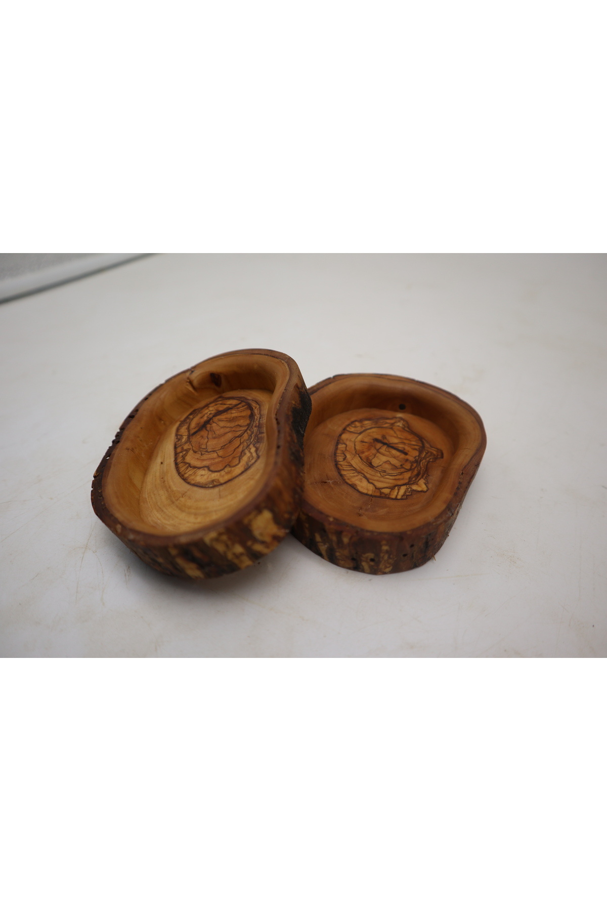 2-Piece Candle Mold, Wooden Candle Mold, Olive Tree Handmade Candle Mold, Candle Pouring Bowl, Candle Holder