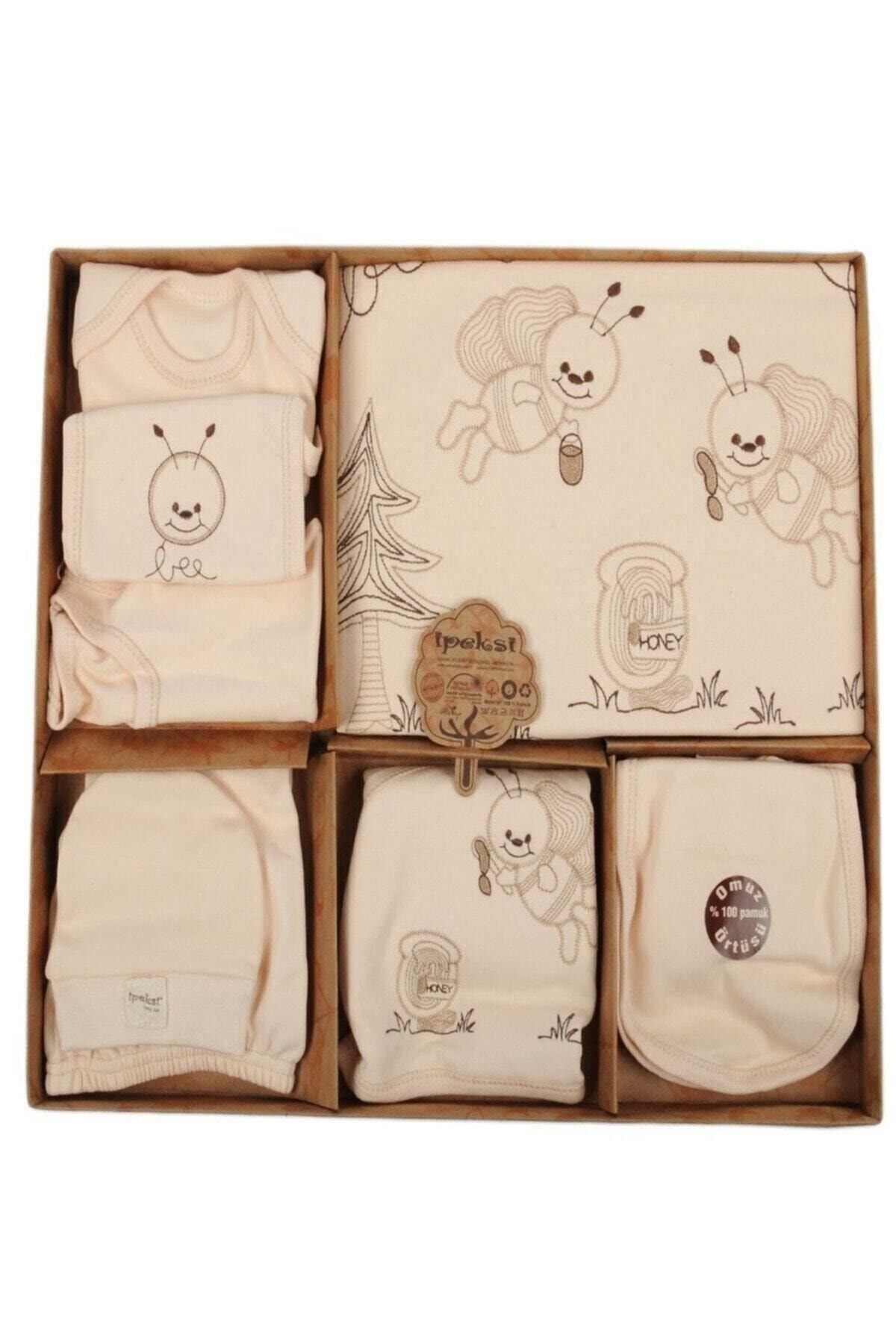 Dear Enika İpeksi Baby Yeni Doğan 11'li Hastane Çıkış Seti 0-4 Ay Kız Erkek Bebek fotoğrafı 2 (önizleme)