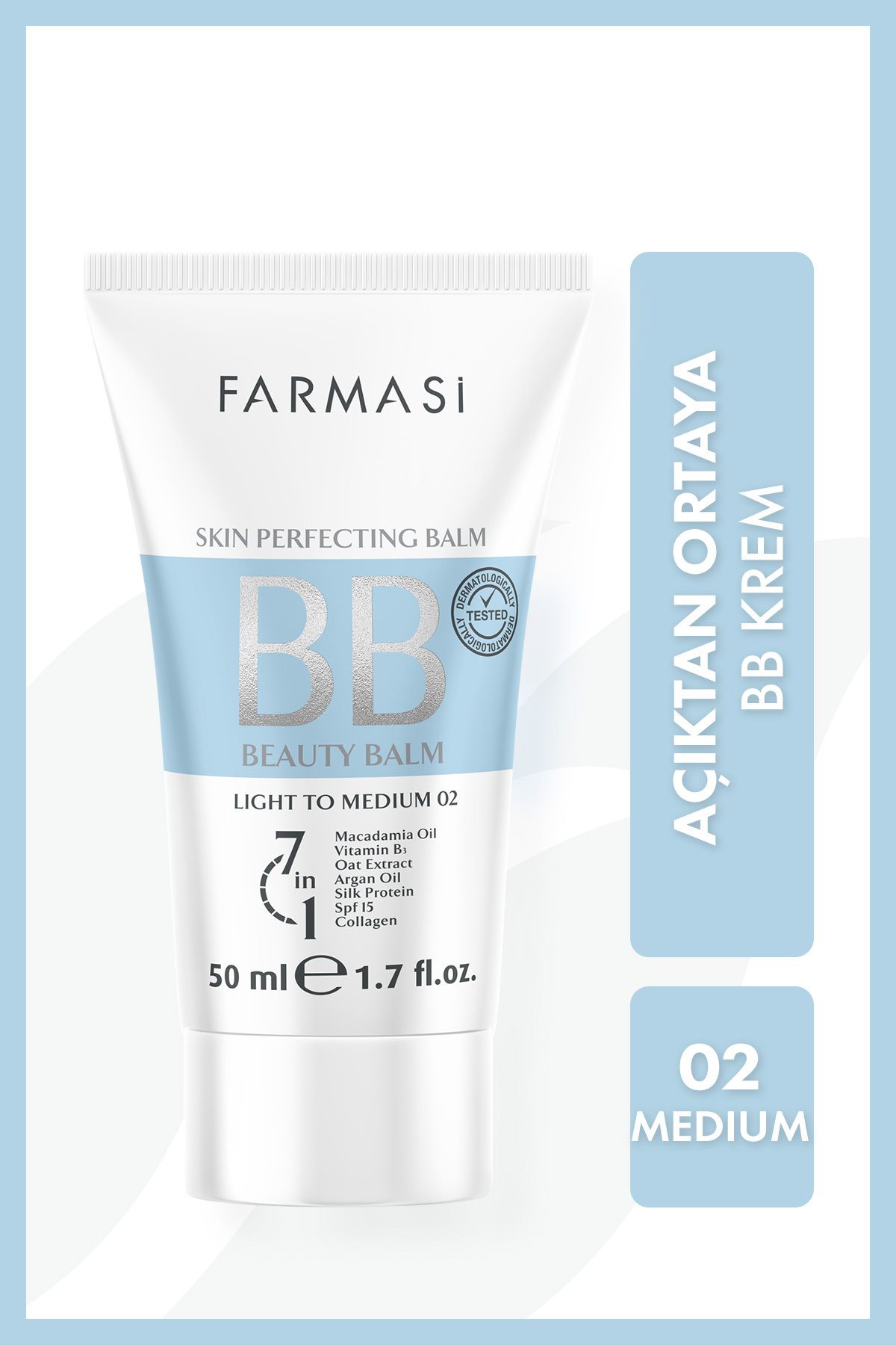 BB Krem 02 Açıktan Ortaya 50 ml