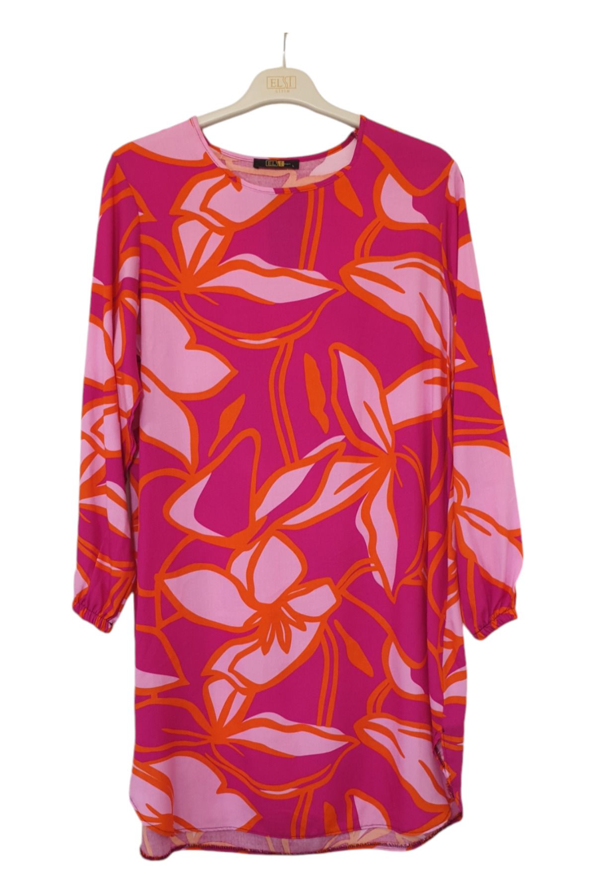 GGMM-Patterned Viscose Tunic - Large Size 1