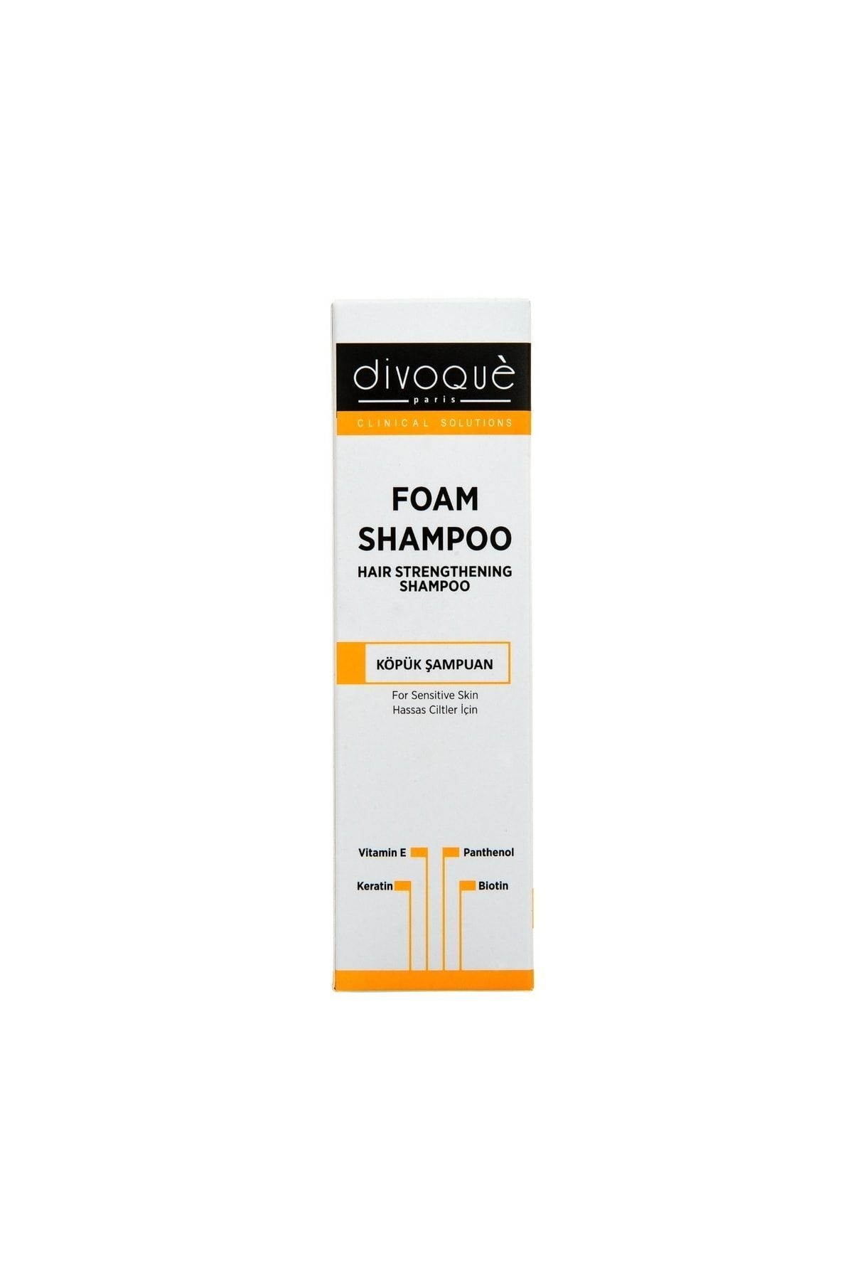 DIVOQUE-150 Ml Panthenol Keratin Vitamin E B7 Foam Shampoo 2