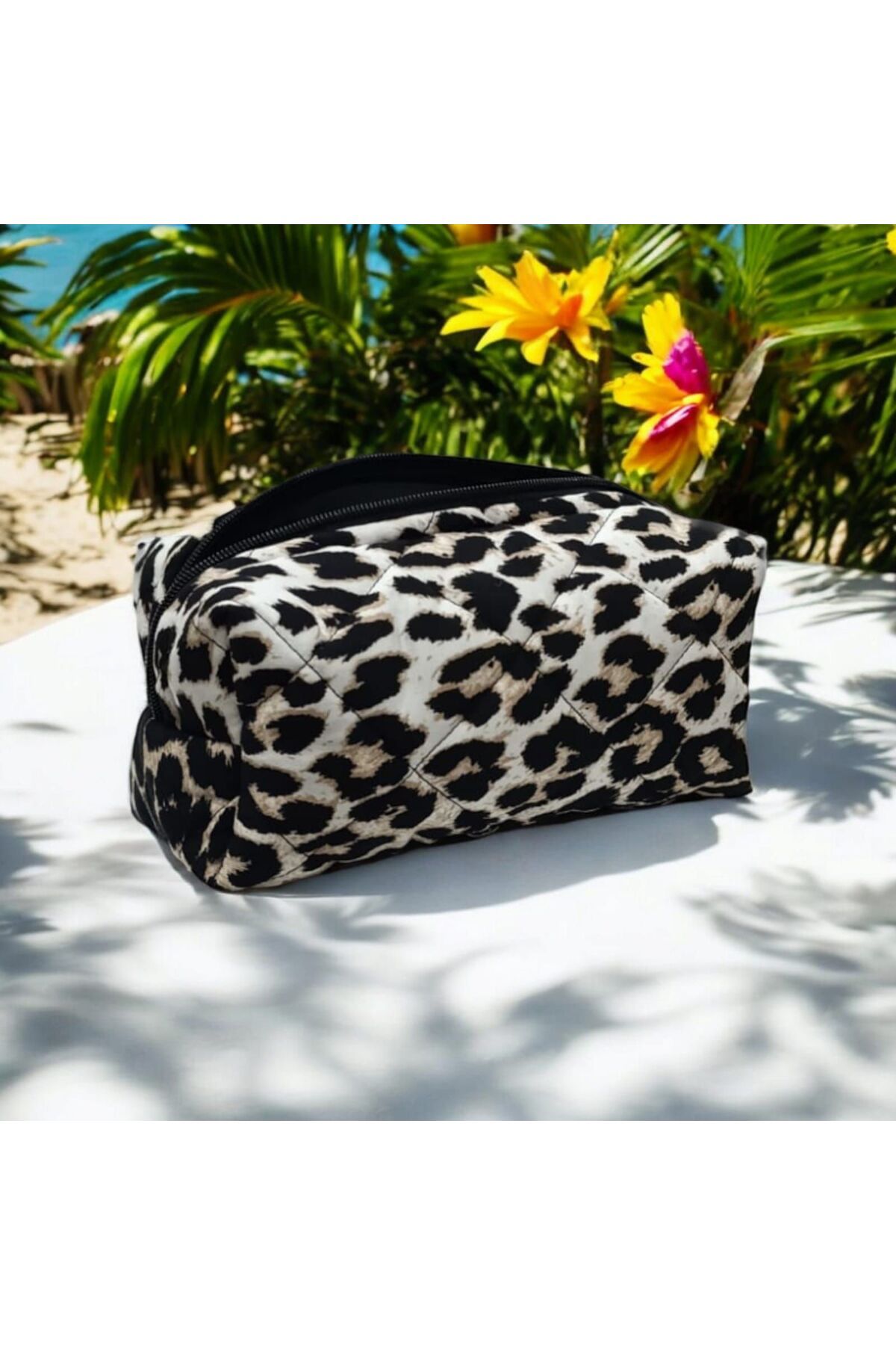 کیف آرایش پلنگی LOVELYBAG