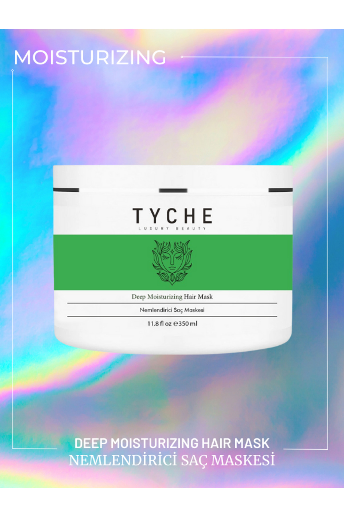 TYCHE LUXURY BEAUTY Kuru Saçlar Için Nemlendirici Saç Maskesi Deep Moisturizing Hair Mask 350ml — TK00116