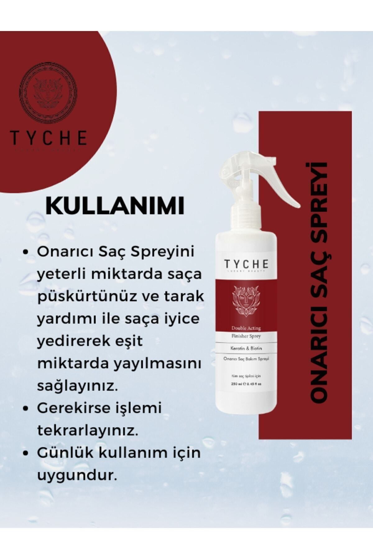 Isıya Karşı Koruyuculu Onarıcı Keratin Sütü Saç Spreyi Double Acting Finisher Sprey 250ml — TK00112 — تصویر 5 از 5