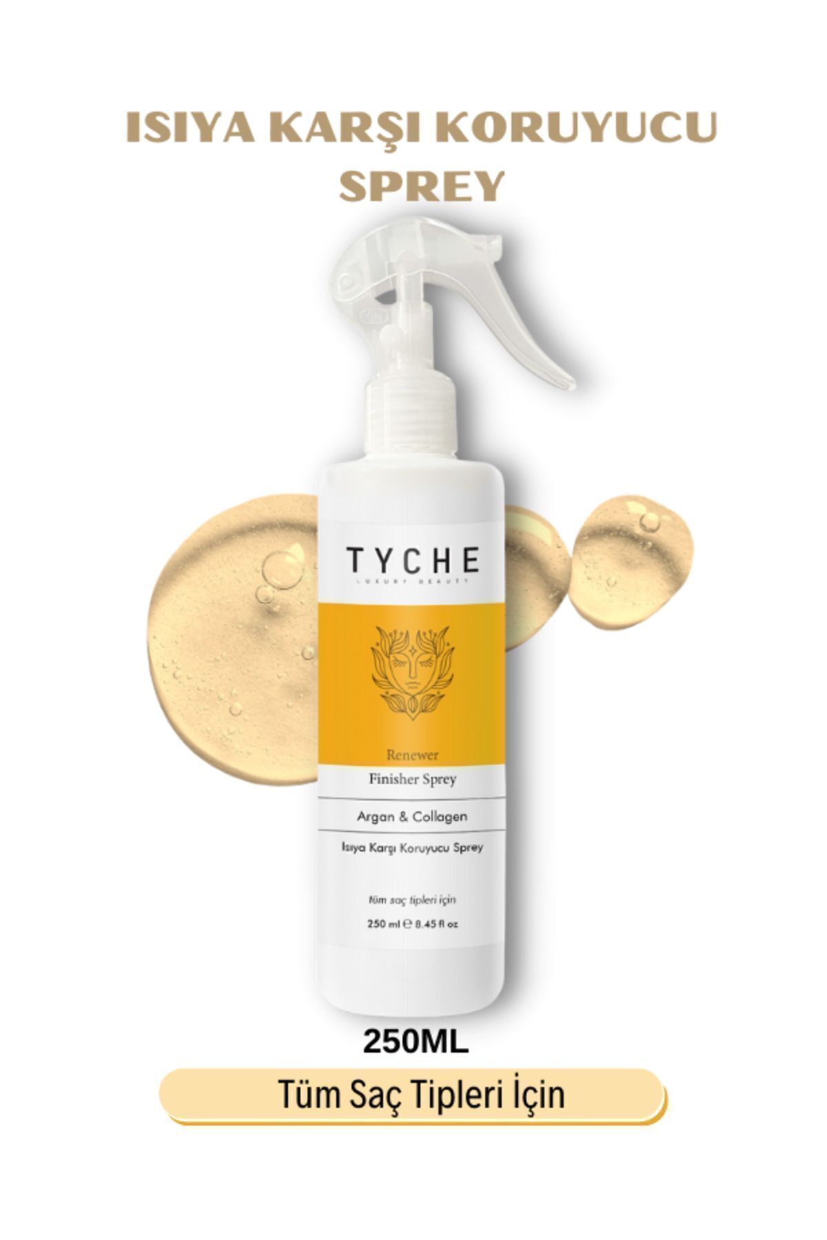 Isıya Karşı Koruyuculu Ve Dökülme Önleyici Saç Spreyi Renewer Finisher Sprey Argan & Collagen 250ml — TK00118 — تصویر 3 از 7
