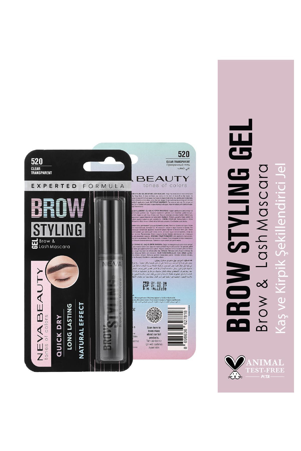 Neva Beauty Kaş Şekillendirici Jel Kaş Ve Kirpik Maskarası 6ml