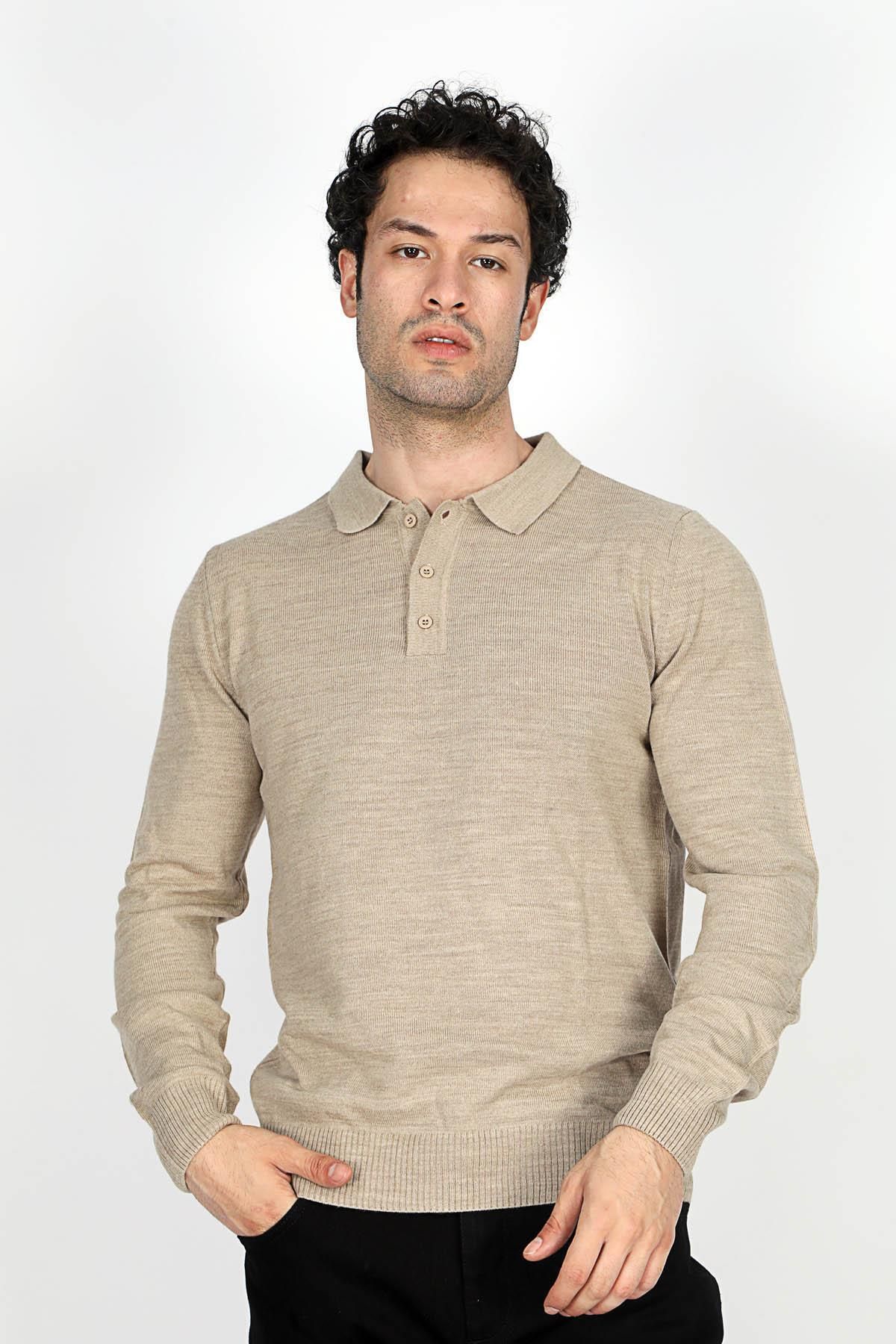 ژاکت بافتنی یقه پولو مردانه جینو راسو Lee Cooper