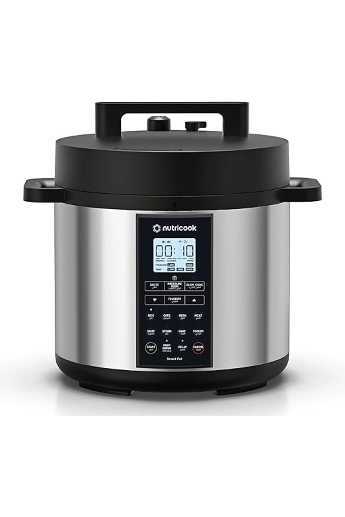 Nutricook Smart Pot 2 Prime 1000 Watts Electric Pressure Cooker Rice Cooker Cake Soup Maker 6L SS Trendyol