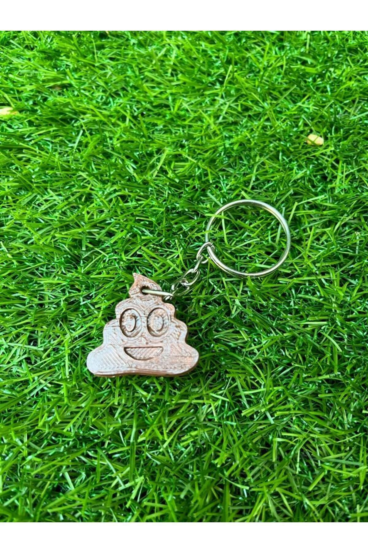 WORK3D-Smile Poop Emoji Keychain 3D Printing Product 2