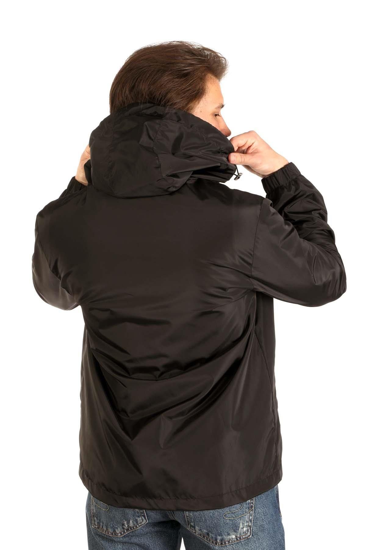 کاپشن مشکی مردانه سیاه کت بافندگی توماس Lee Cooper