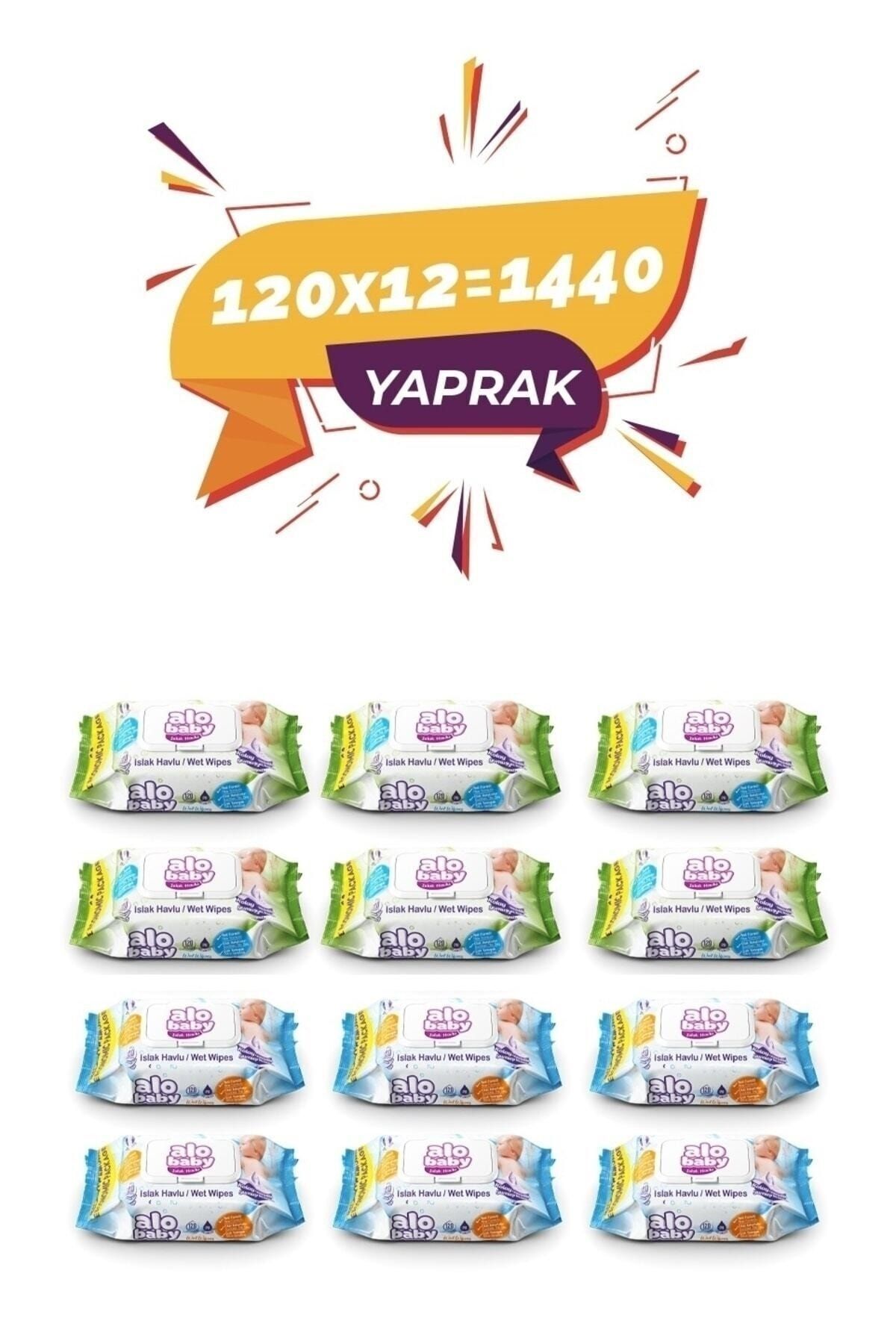 Ekopack Islak Havlu 120li - 12 X 120li - 1440 Adet