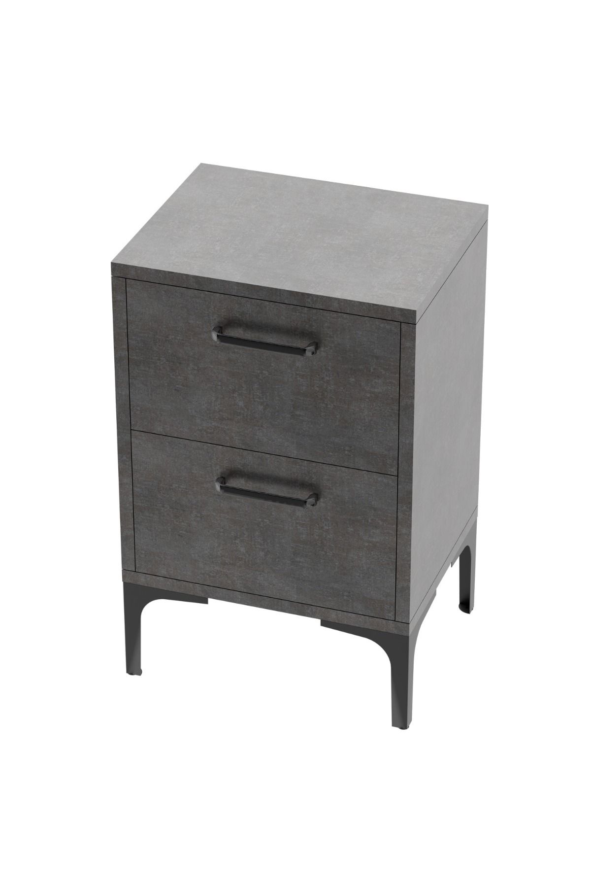 Mahmayi-Modern Stand: 2 Soft-Close Drawers, Versatile Use, Easy Assembly, Lightweight - Anthracite 1