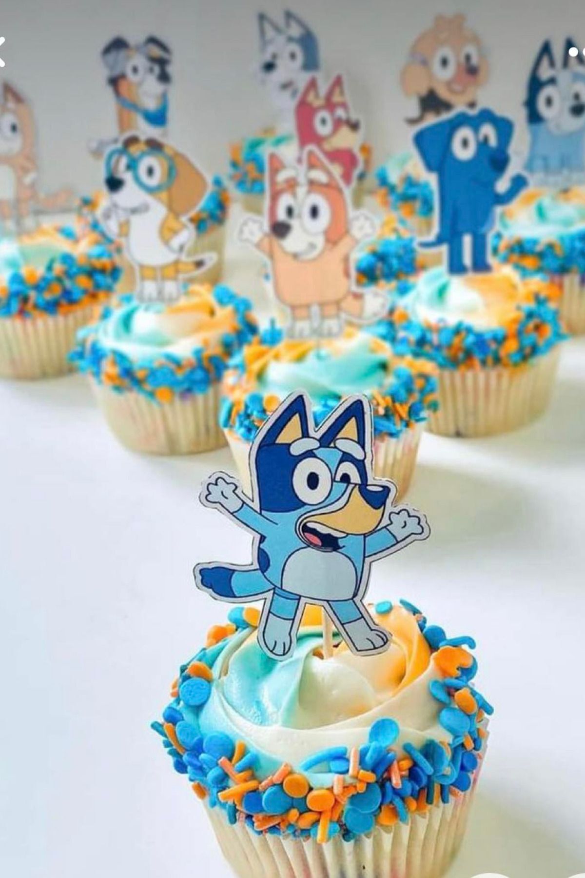 Lot de 48 décorations dorées pour cupcakes en forme de patte de chien à paillettes sur un seul côté pour 1er anniversaire - Fournitures de décoration de gâteau pour bébé, patte de