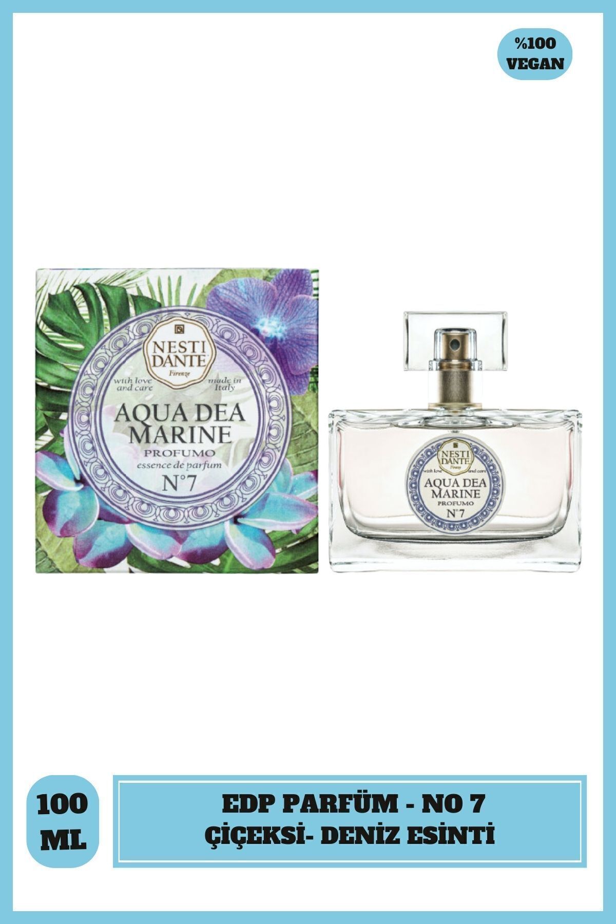 With Love And Care N.7 Aqua Dea Marine Edp 100ml Nesti Dante