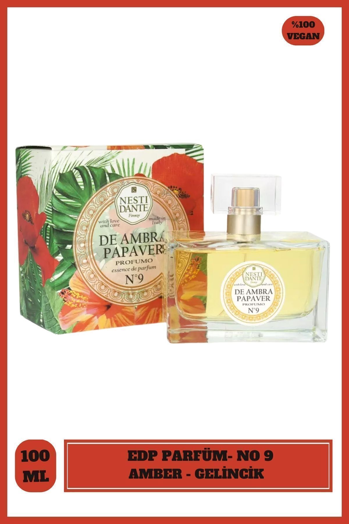 With Love And Care N.9 De Ambra Papaver Edp 100ml Nesti Dante