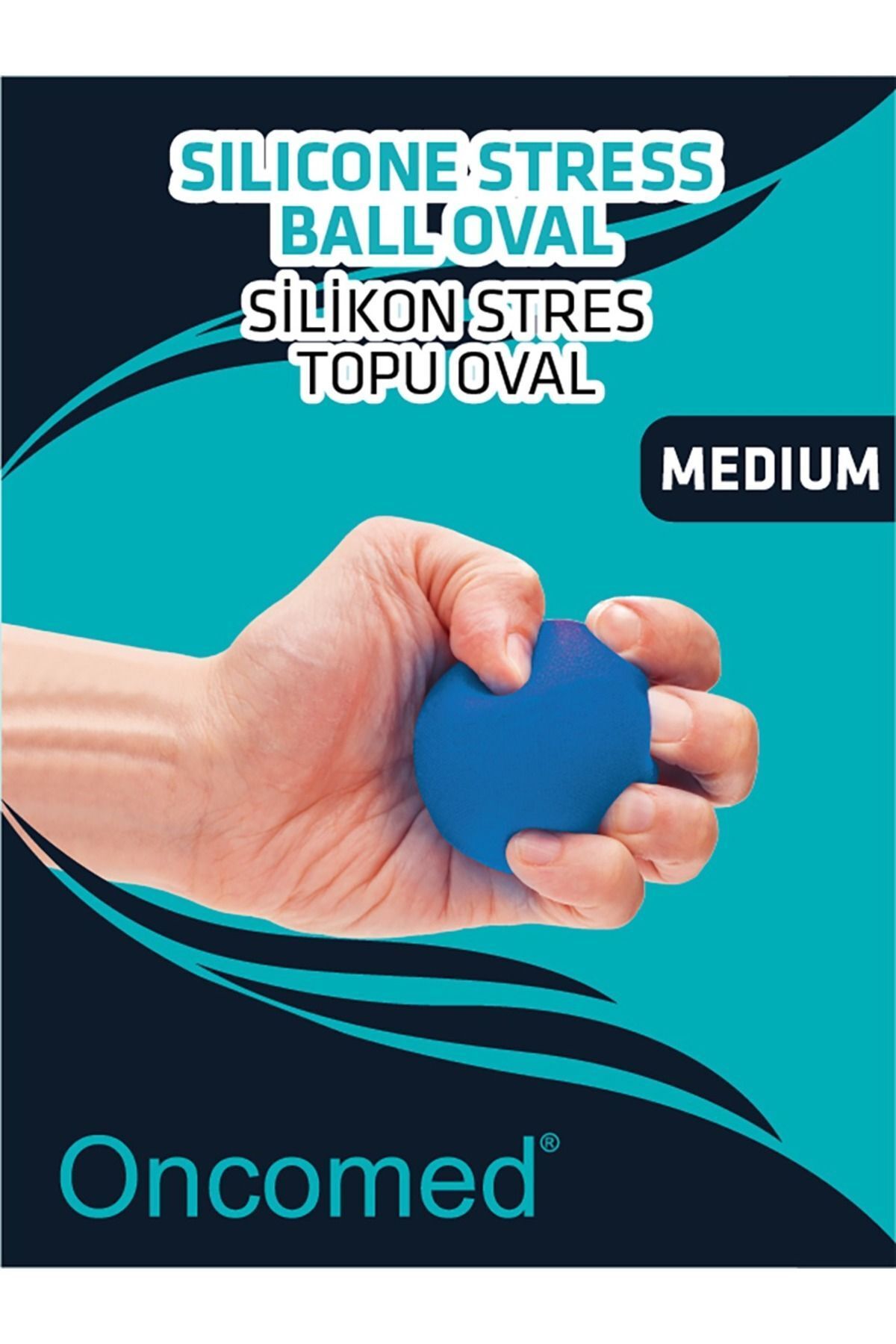 Oncomed-Silicone Stress Ball Blue Medium 1