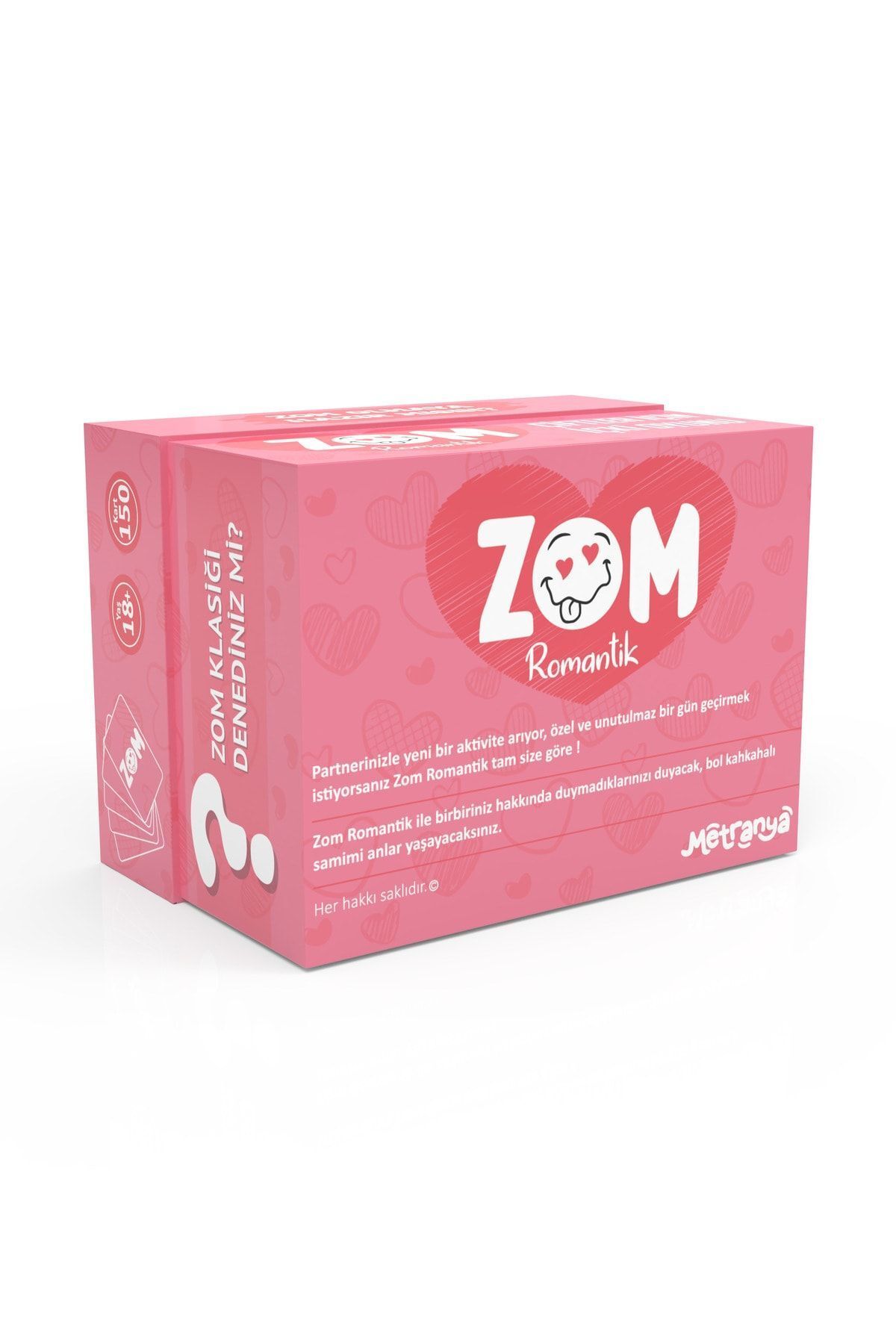 Metranya-Zom Romantic Drinking Game Card Game for Couples Valentine's Day Game with 150 Cards Box Shot Game 4