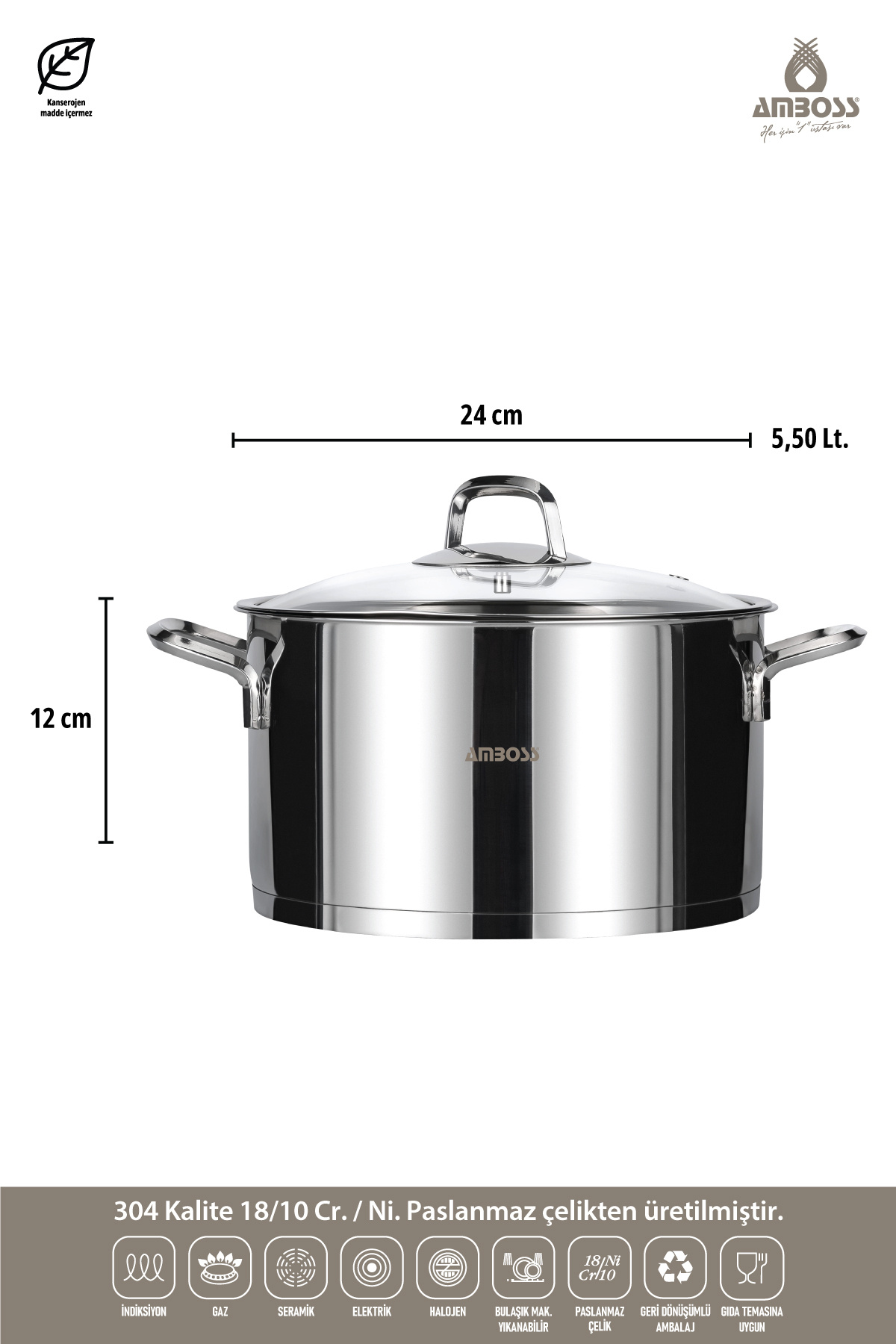 Amboss Diamond Steel 18 Piece Dowry Set