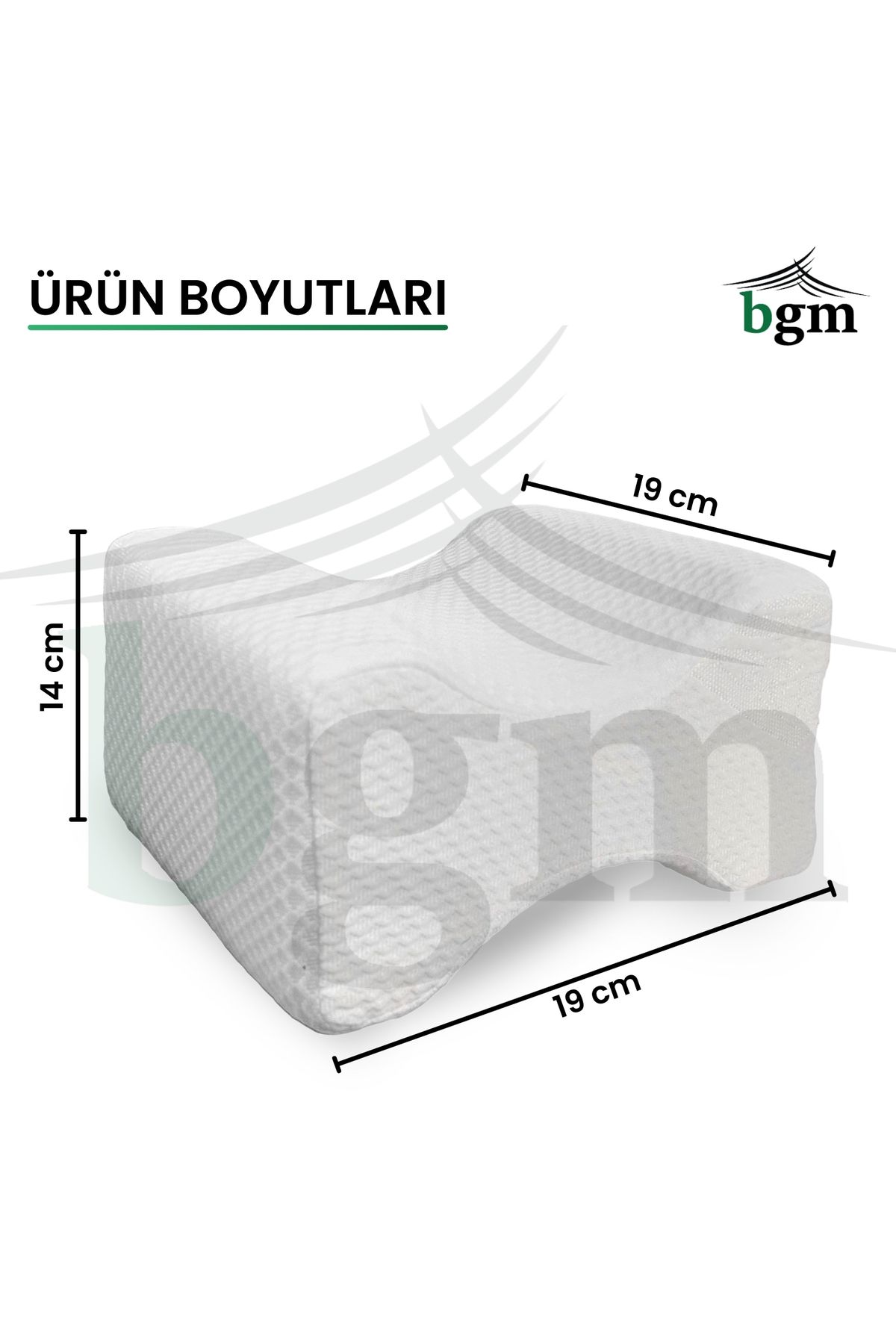bgm-Orthopedic Visco Pillow - Memory Foam between Legs and Knees 8