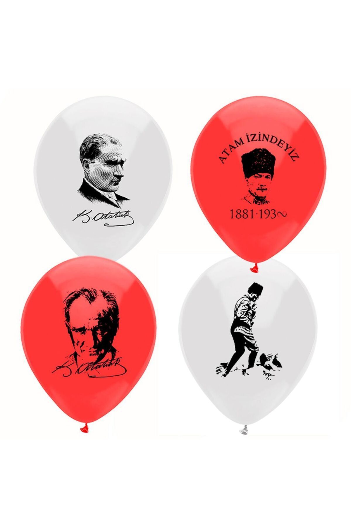 BAL10 DÜNYASI-29 October - 10 November - 23 April Atatürk Bakılı Balloon 100 Pieces 1