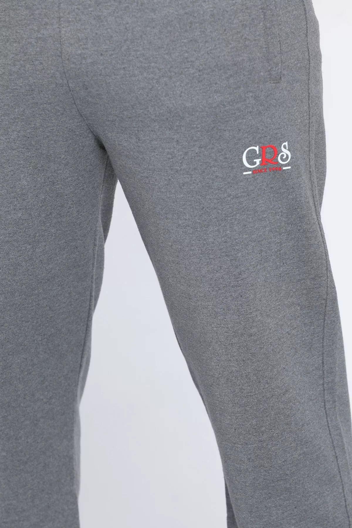 GÜLSELİ-Pantaloni de trening pentru bărbați - imprimați gri închis 4