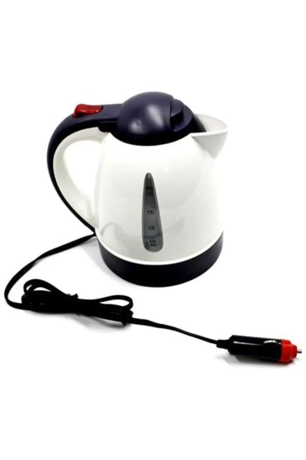 kar-bul 1 Litre 24 Volt Araç Içi Oto Su Isıtıcı Kettle Çakmaklık Girişli