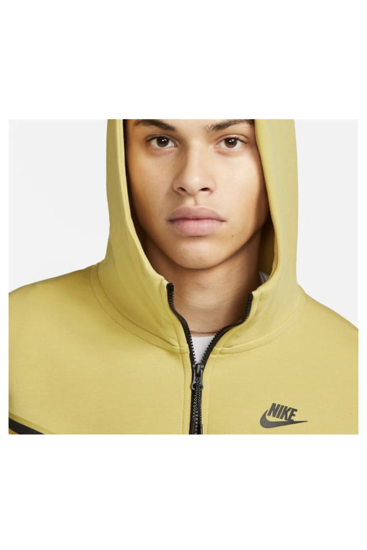 Nike tech fleece zip through hoodie top
