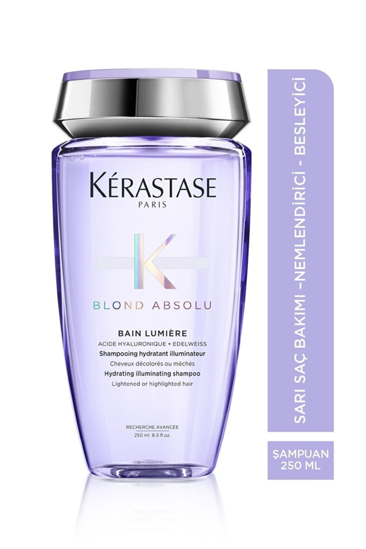 شامپو بلوند ابسولو بین لومیر - شاین برای موهای درمان شده و هایلایت شده 250 میلی لیتر Kerastase