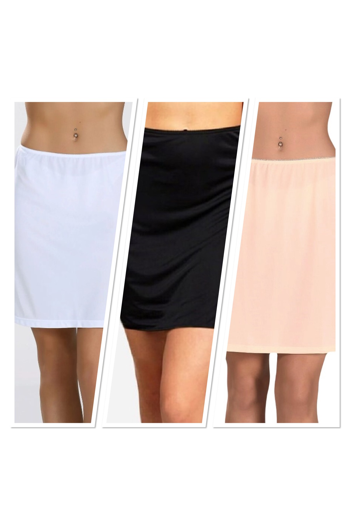 Kahra Collection 3'lü Mini Boy Jüpon Etek Altı Astar