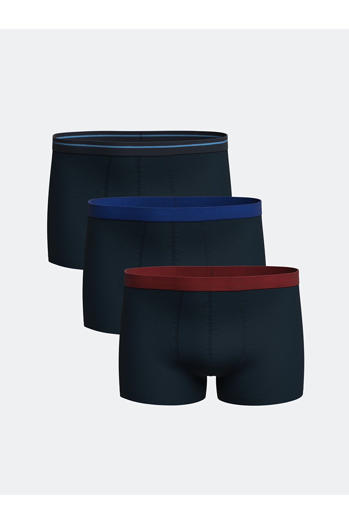 LC Waikiki-Ανδρικά μπόξερ LCW 3 τμχ ελαστικά βαμβακερά - Standard Fit 1