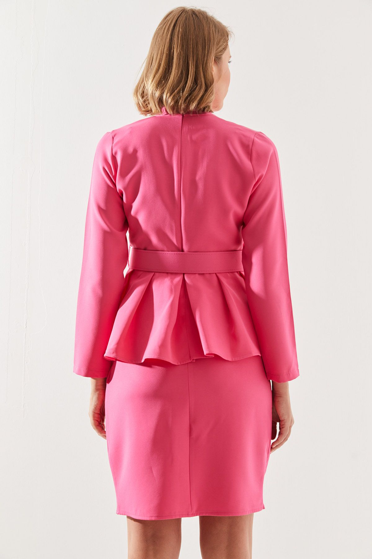 Bianco Lucci-Women's Wrap Belted Set - 21450 60251766 6