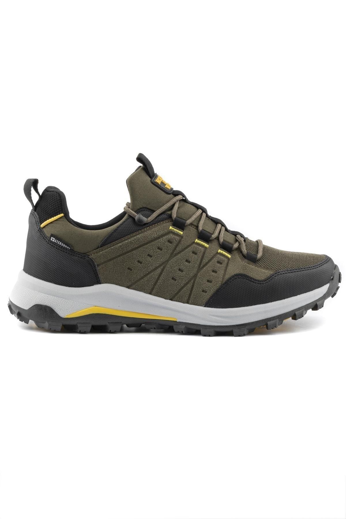 Leona Waterproof Men's Sneakers - Khaki Yellow