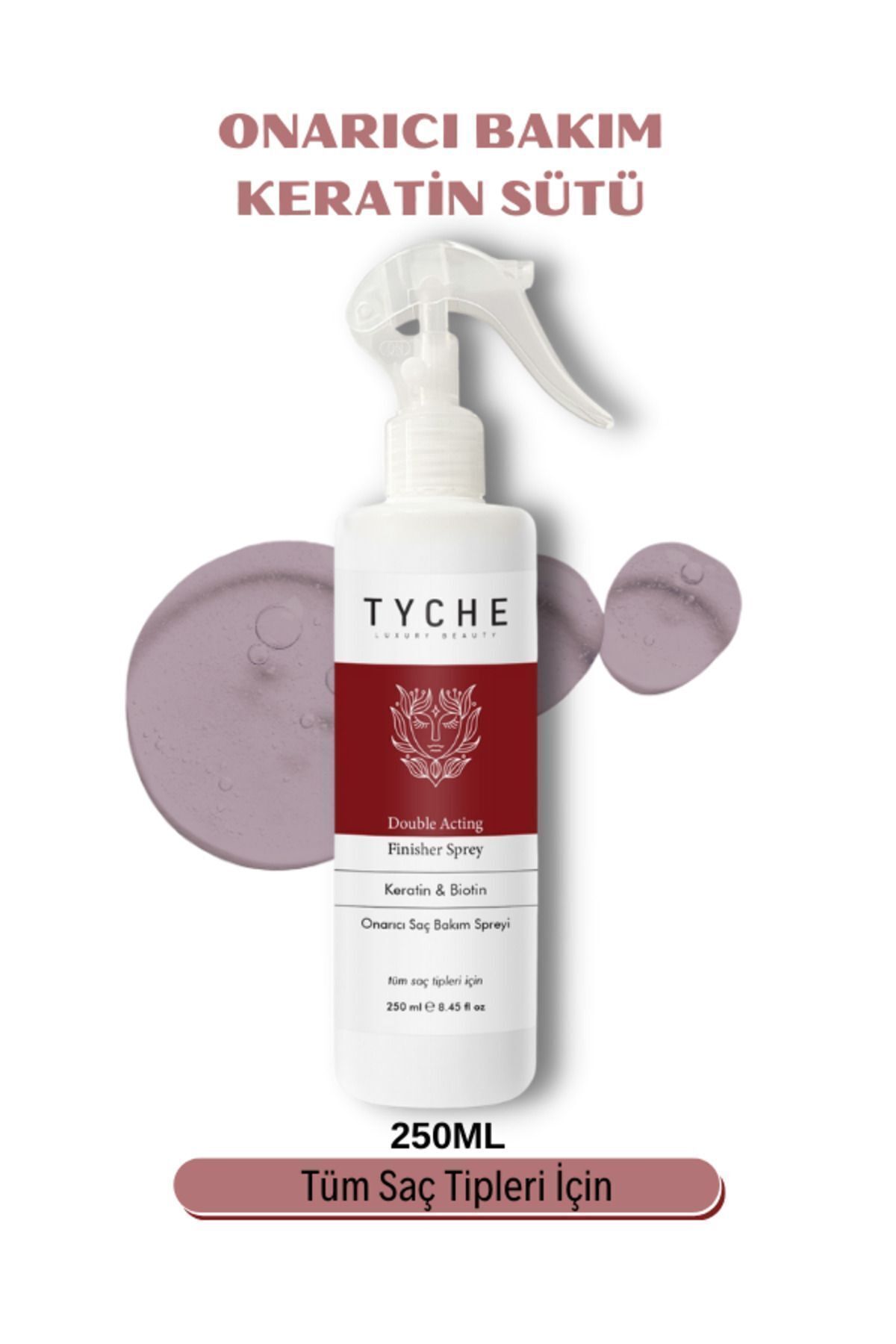 Isıya Karşı Koruyuculu Onarıcı Keratin Sütü Saç Spreyi Double Acting Finisher Sprey 250ml — TK00112 — تصویر 3 از 5