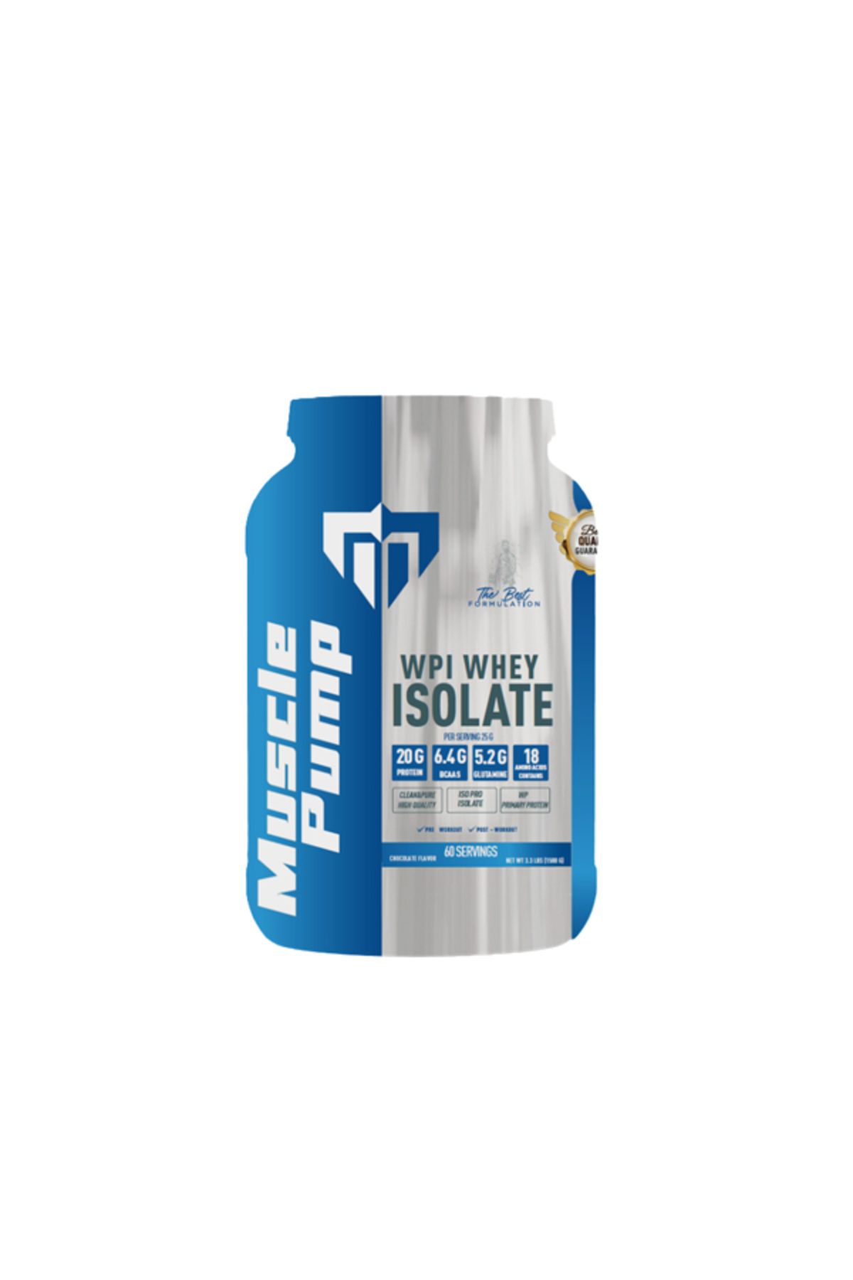 MUSCLE PUMP WPI Isolate Whey Protein Çikolata 1500 gr