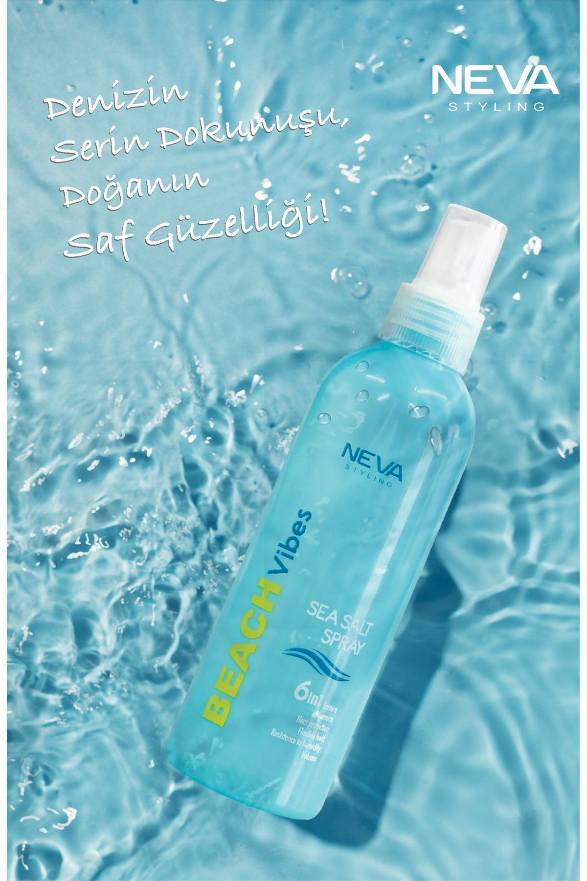 2'Lİ SET BEACH Vibes SEA SALT Sprey (200ml X 2 adet) — OTR242 NSTYLING SEA SPREY — تصویر 4 از 5