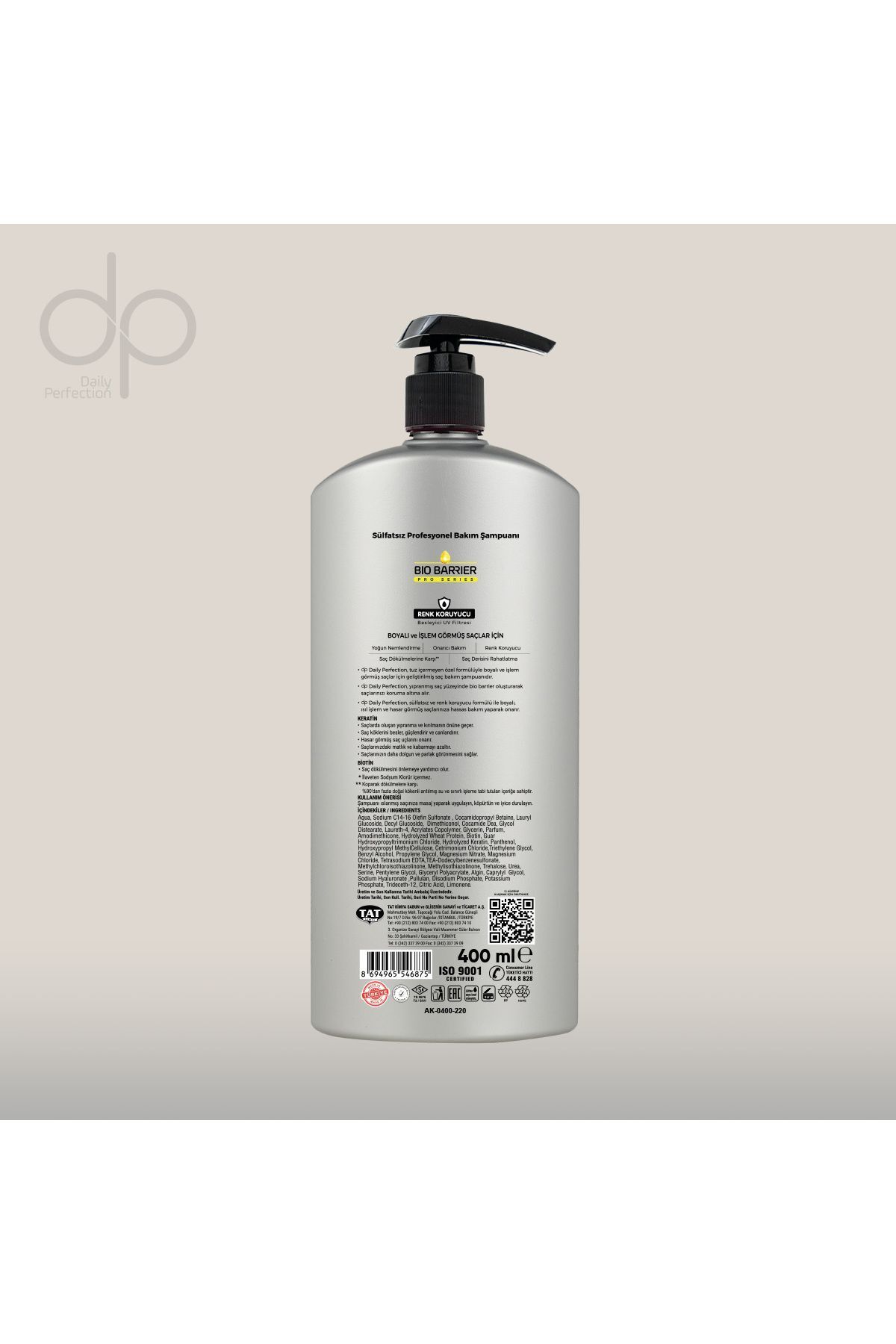 dp Daily Perfection-400 ml Bio Barrier Shampoo Color Protector 2