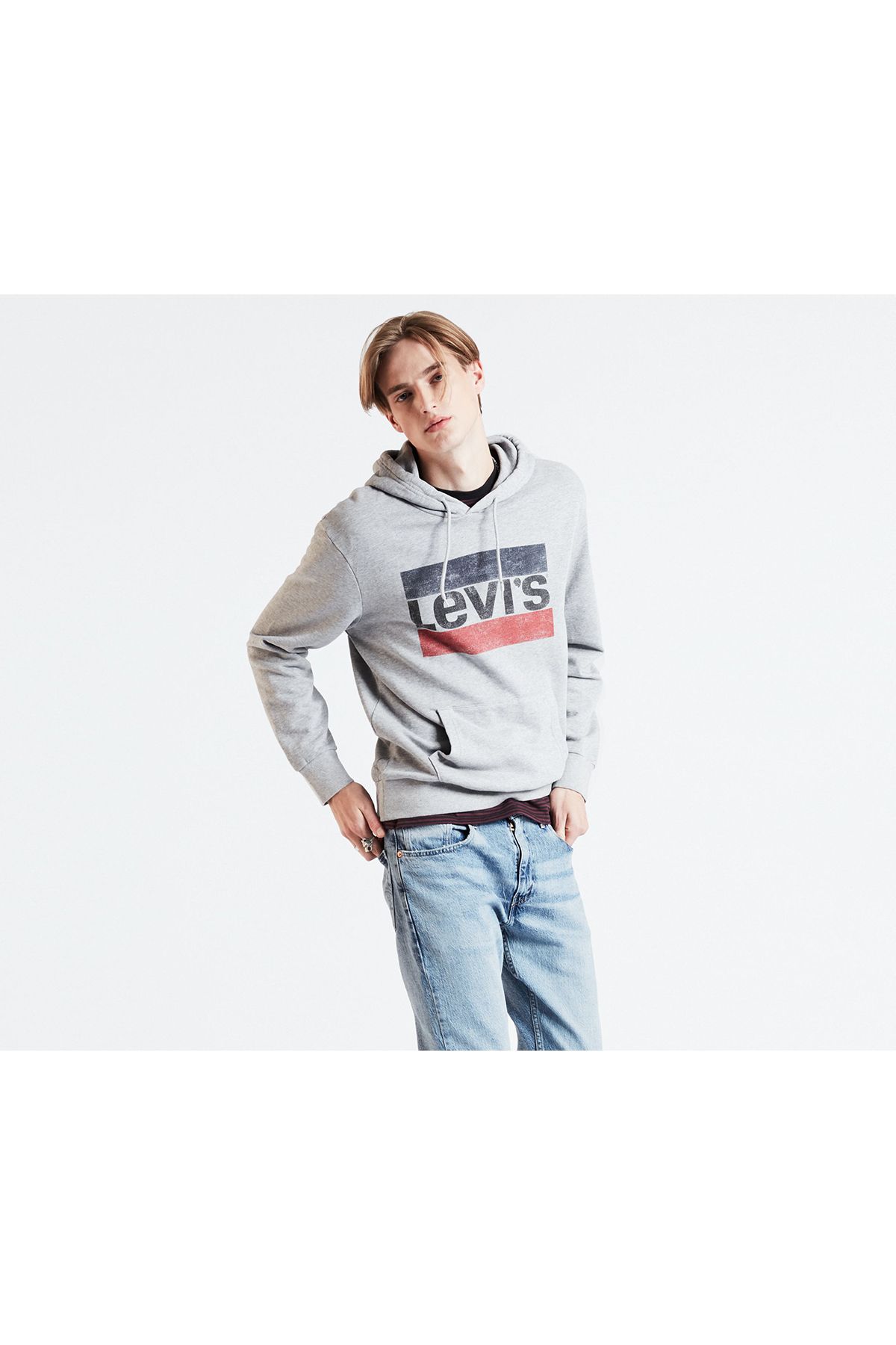 Sweat gris levis outlet
