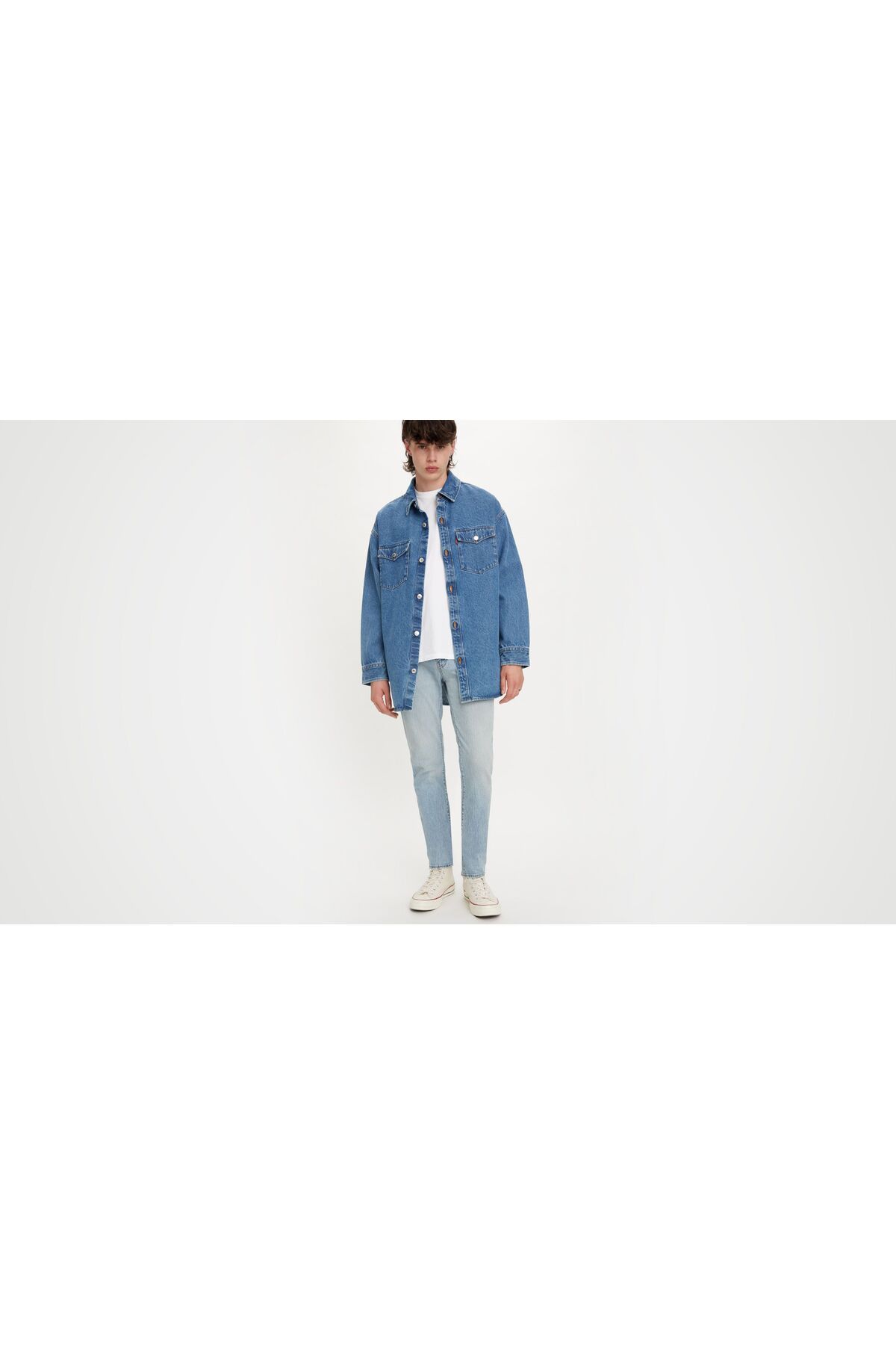 شلوار جین آبی مردانه 511 ™ باریک نور نیلی تخریب شده Levi's