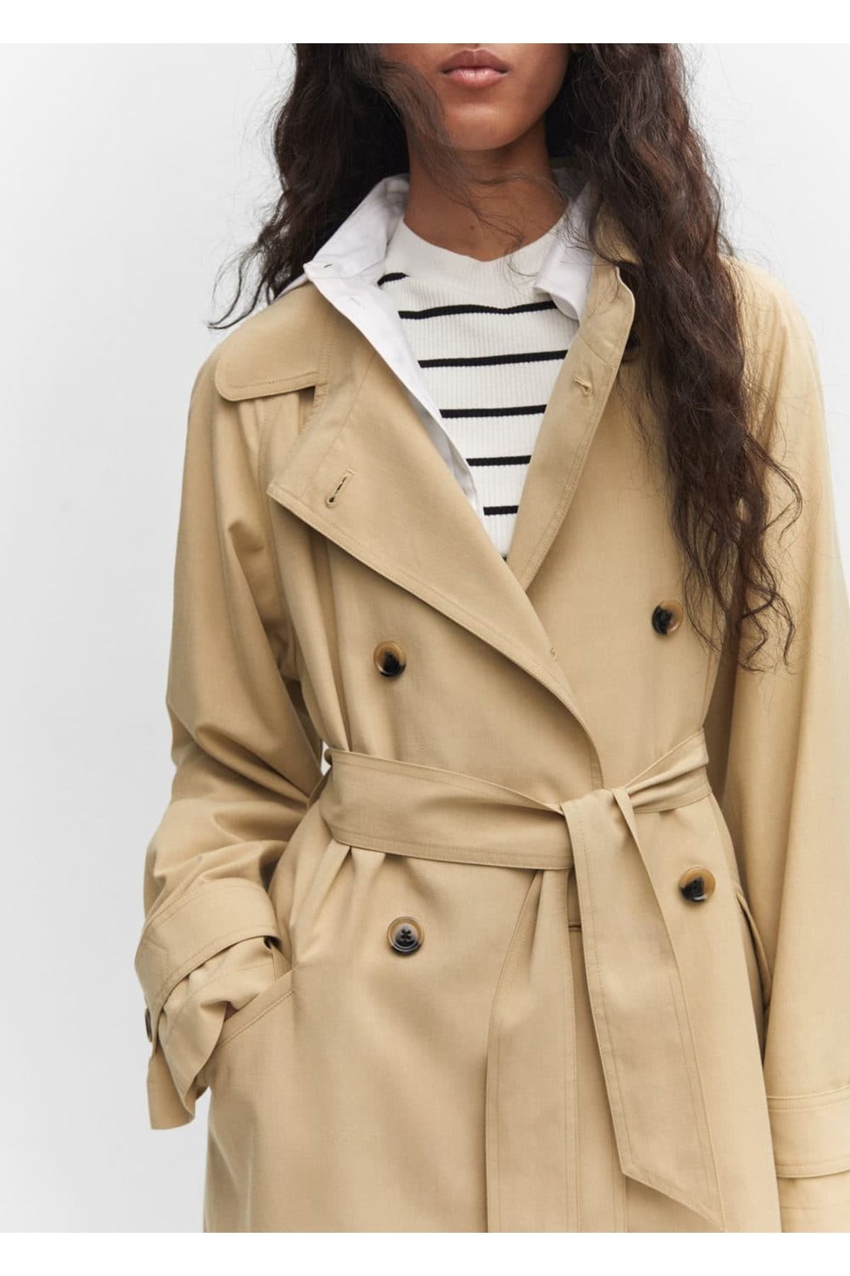 MANGO Woman-Liyosel folyékony trencskabát 7