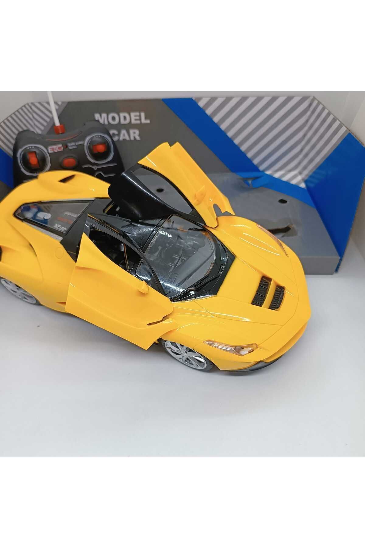 Uzaktan Kumandalı Şarjlı Araba Kapıları Açılan Ferrari 26,5 cm Şık Tasarım Yüksek Kalite