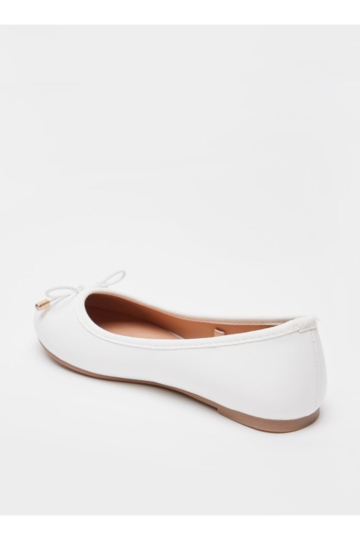 Little Missy-Solid Slip-On Round Toe Ballerina Shoes with Cushioning 3