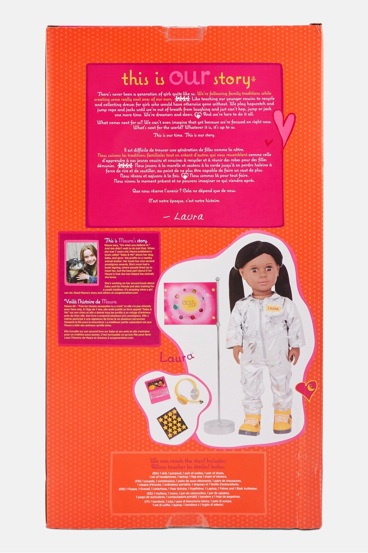 Our Generation-Doll Laura Professional Collection 18, Silver/Pink 2