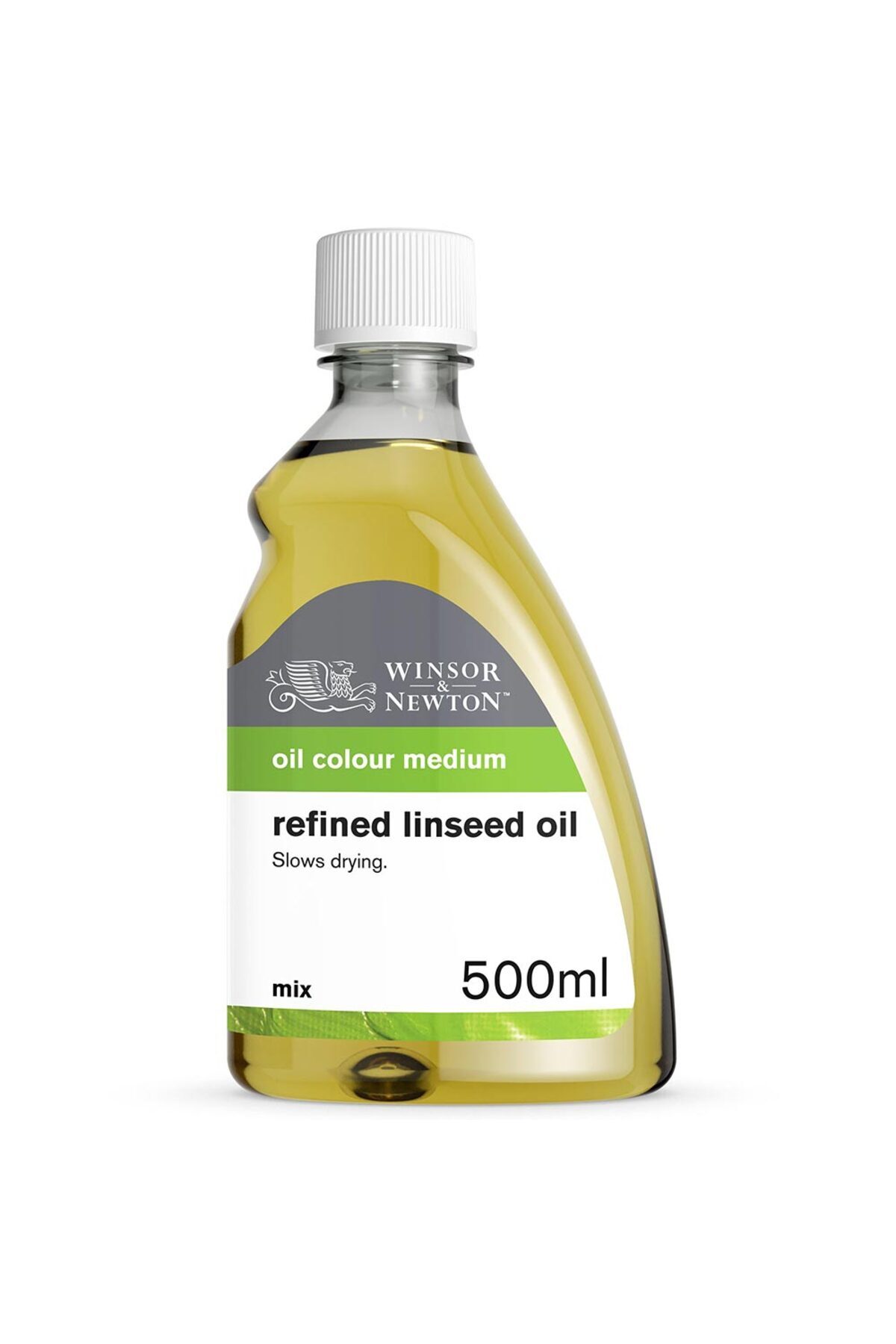 Winsor & Newton Refined Linseed Oil – 500ml | Artist Quality For Oil Painting