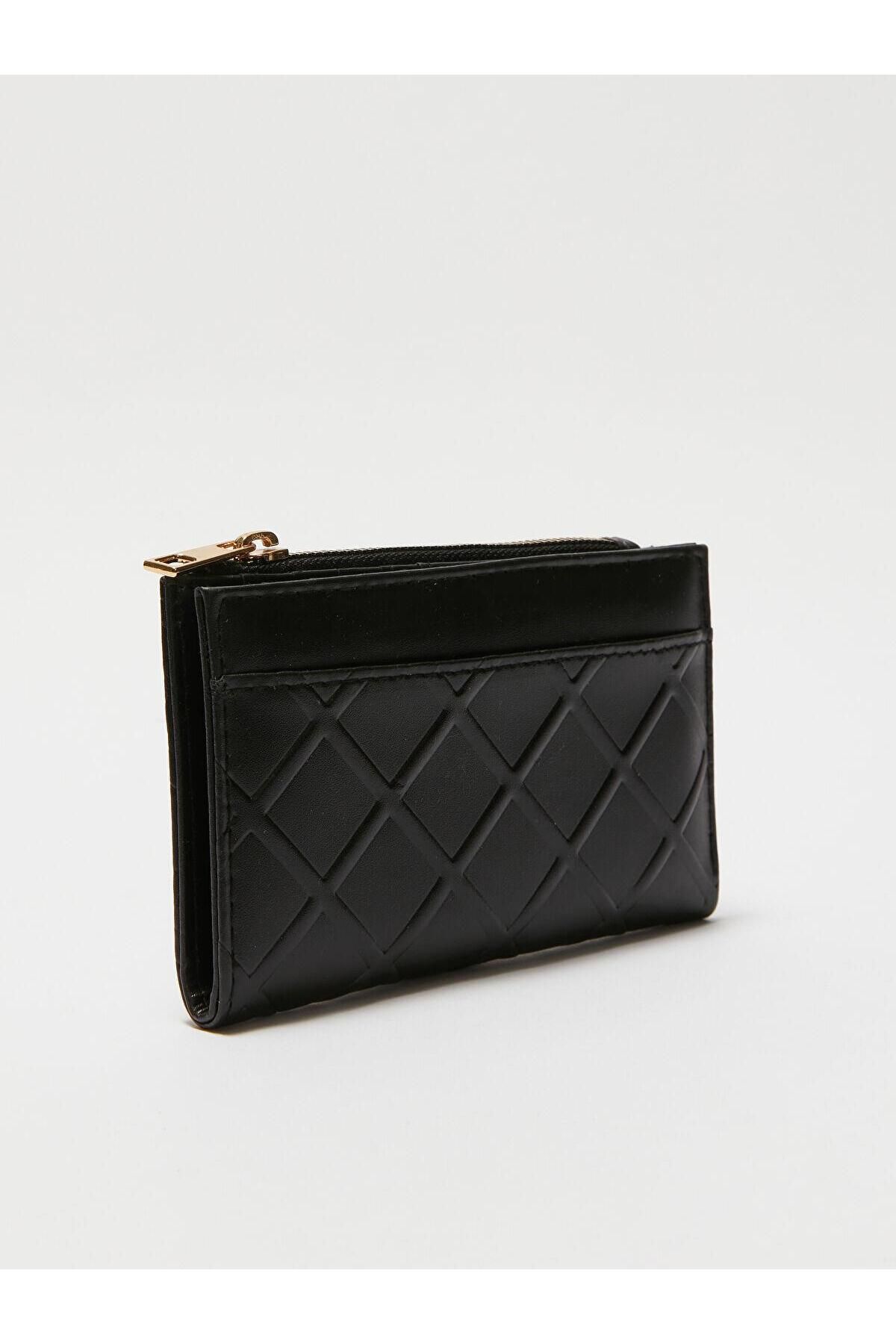 LCW ACCESSORIES کیف زنانه چرم مشکی LC Waikiki