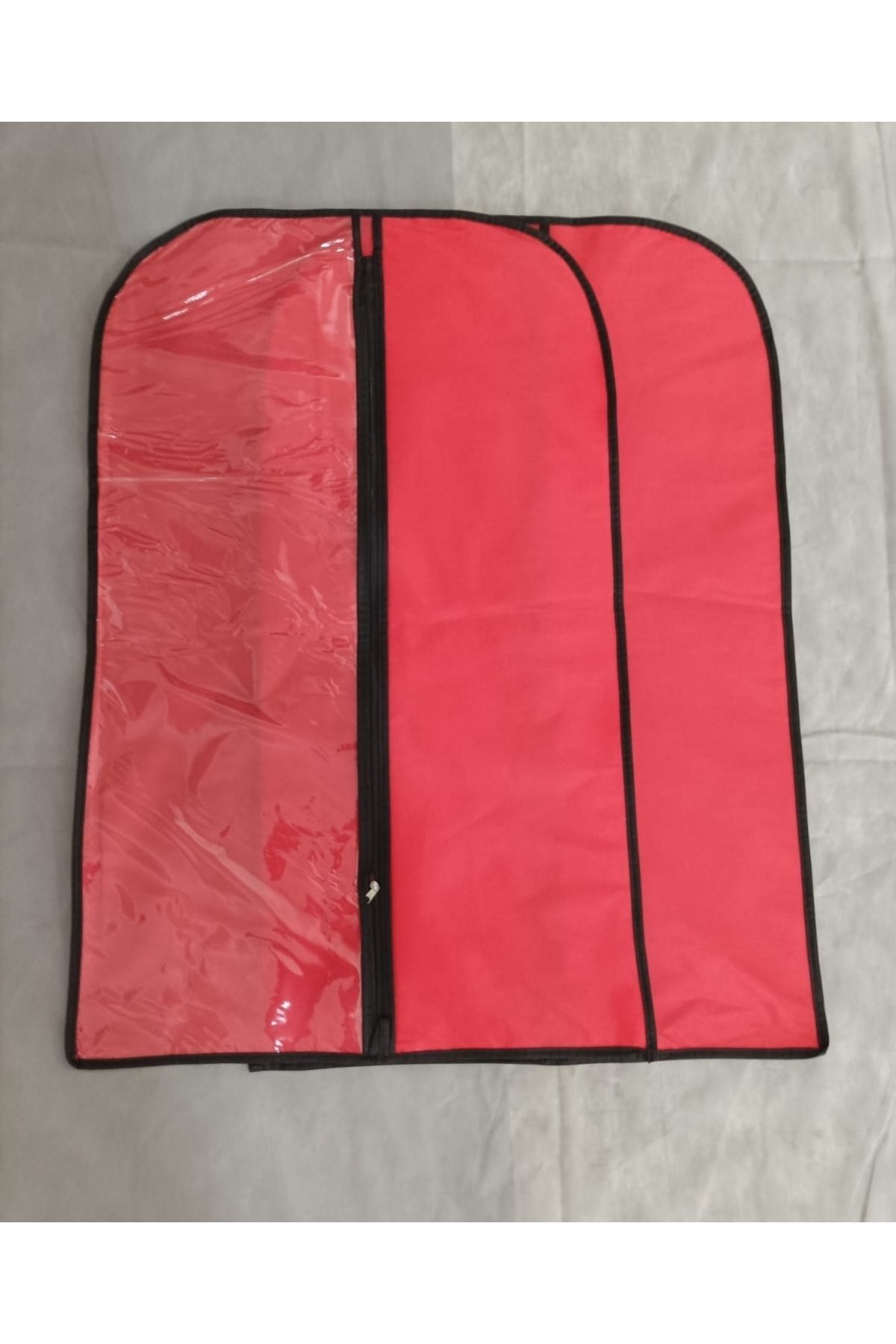 Pantolon ve Etek Kılıfı 50x85 cm, ŞEFFAF PENCERELİ, KIRMIZI