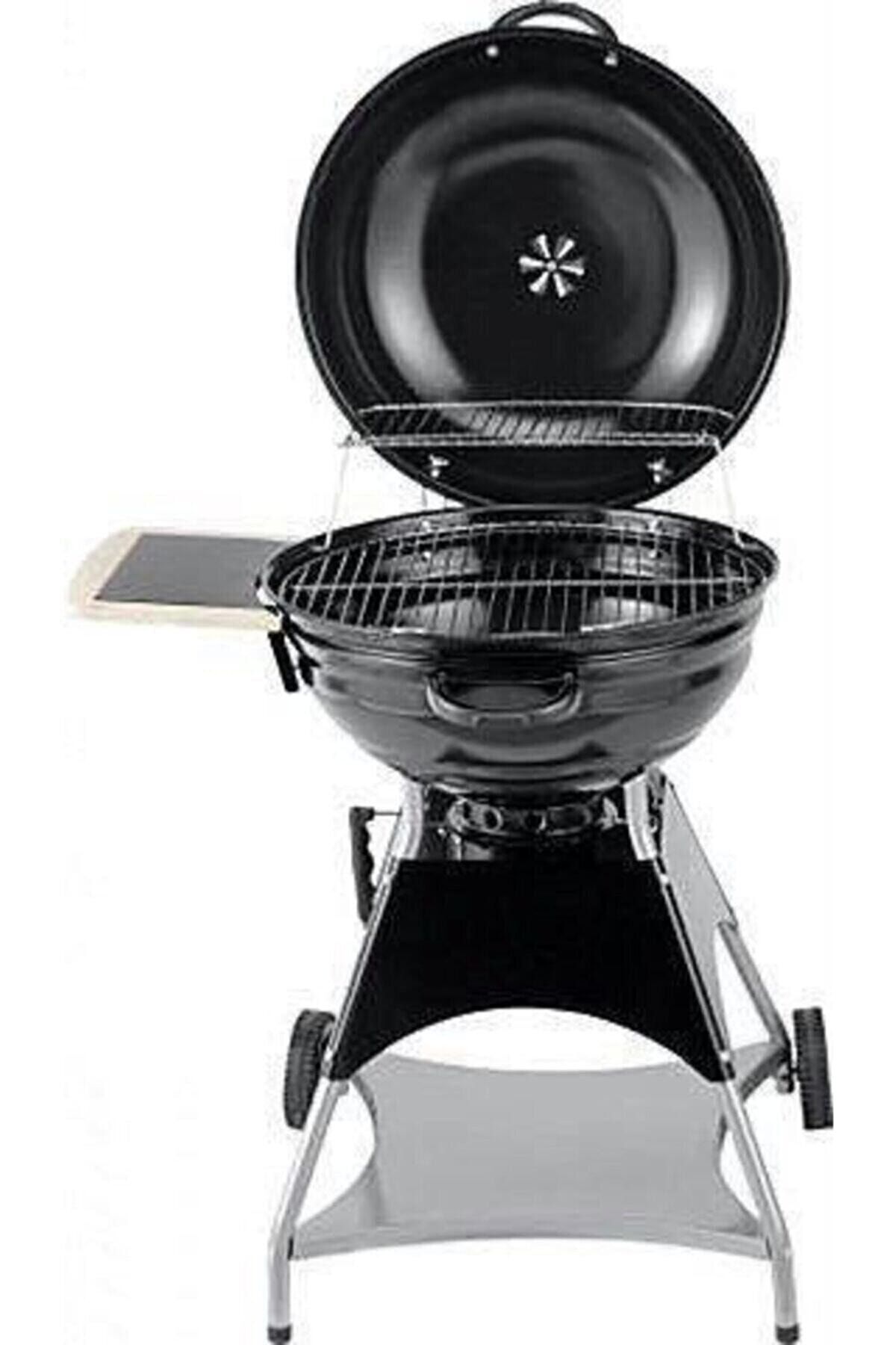 Burnaby Kömürlü Mangal Yuvarlak Küre Mangal Termometreli 53 Cm