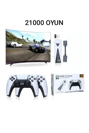 HOBİPİX 4K HD 20000 OYUN KONSOLU 2.4GHZ TV GAMEPAD WİRELESS OYUN KOLU ÇİFT KOL TV OYUN KONSOLU