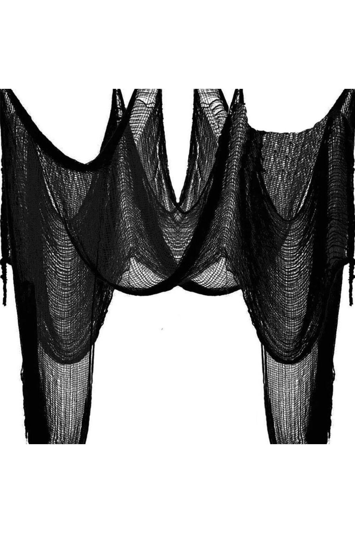 DÜVENCİ TİCARET Halloween Siyah Perde 120x200cm